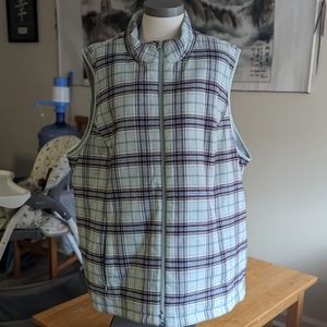 Plaid Chunky Vest